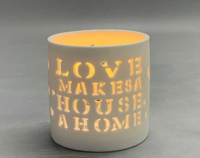 Glowing cardinal bird decor for home