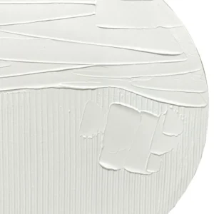 Circular Art Panel - Handcrafted 3D Relief Wall Art