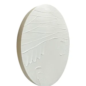 Circular Art Panel - Handcrafted 3D Relief Wall Art