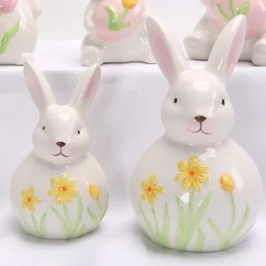 Easter bunny figurines